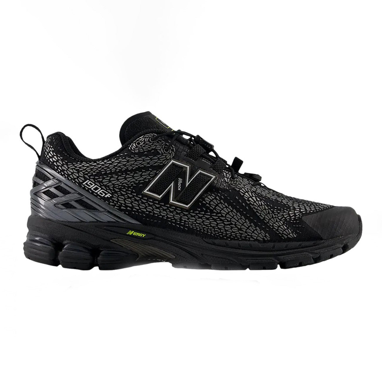 1906F - Black / White / Alkaline Green - U19068PN