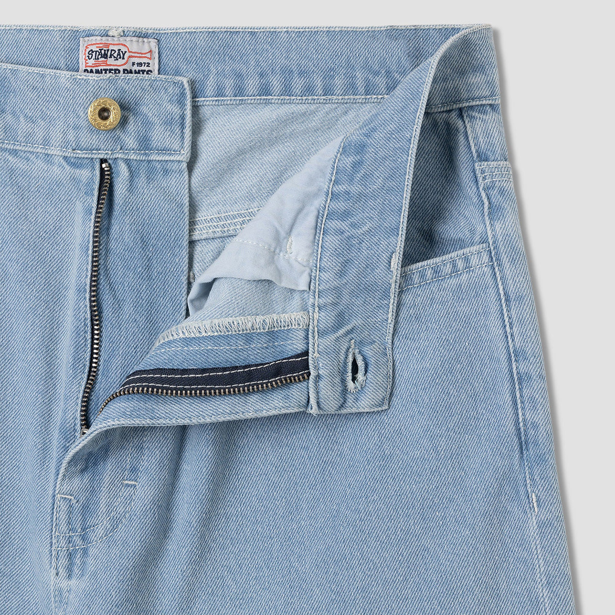 Wide 5 Short - Ice Stone Denim