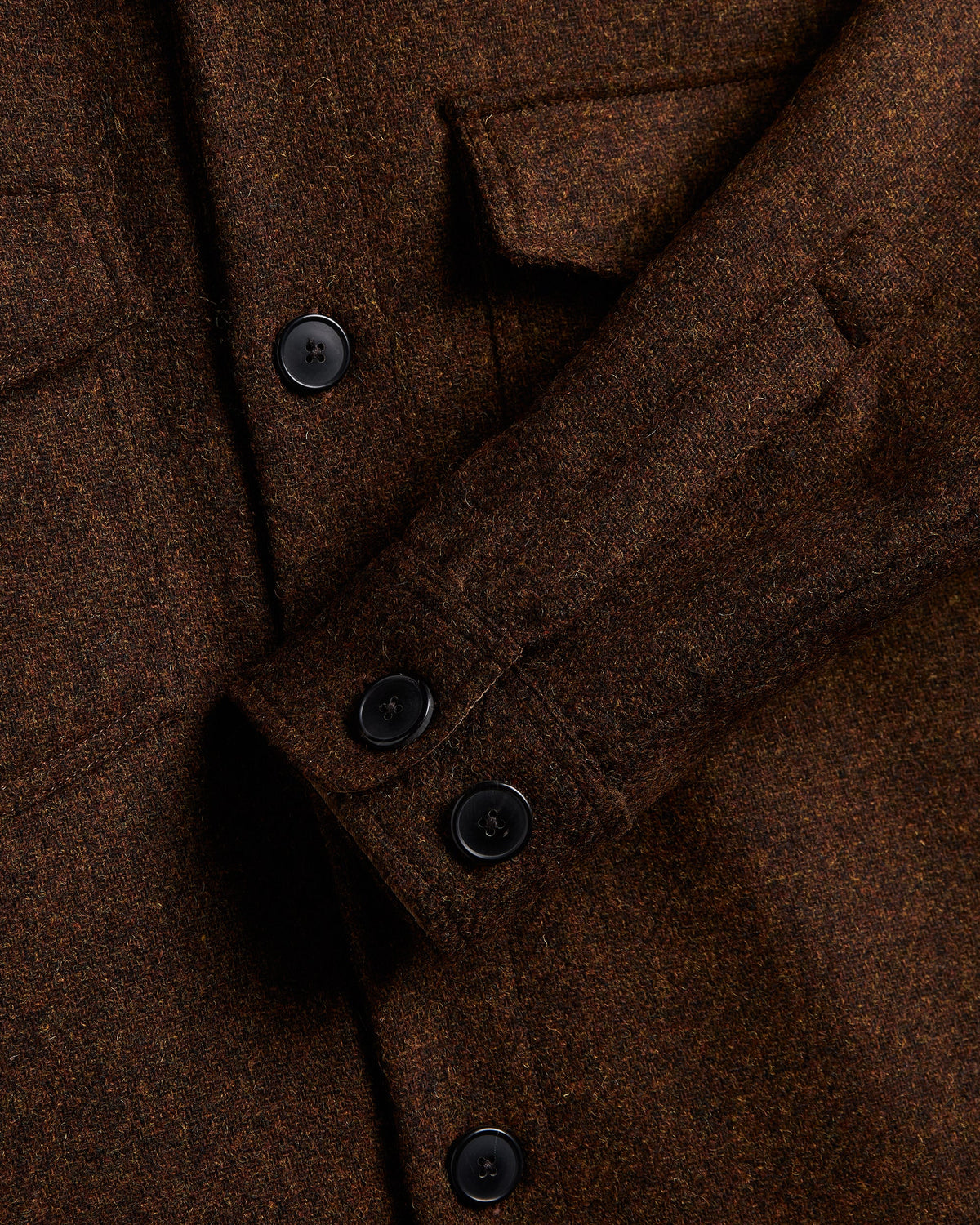 Wool Field Overshirt - Old Bronze