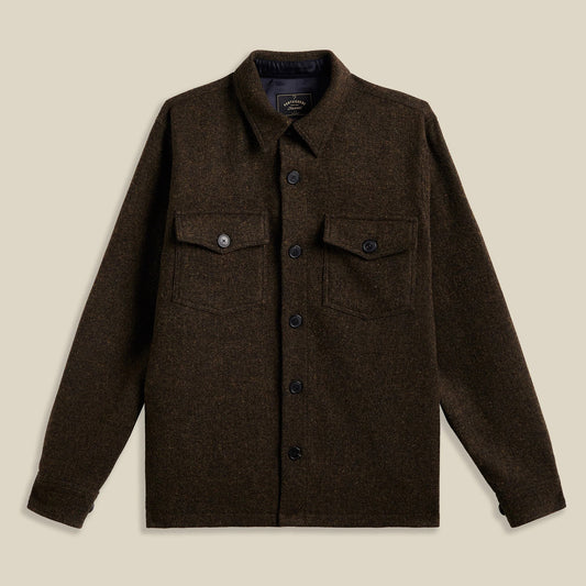 Wool Field Overshirt - Old Forest