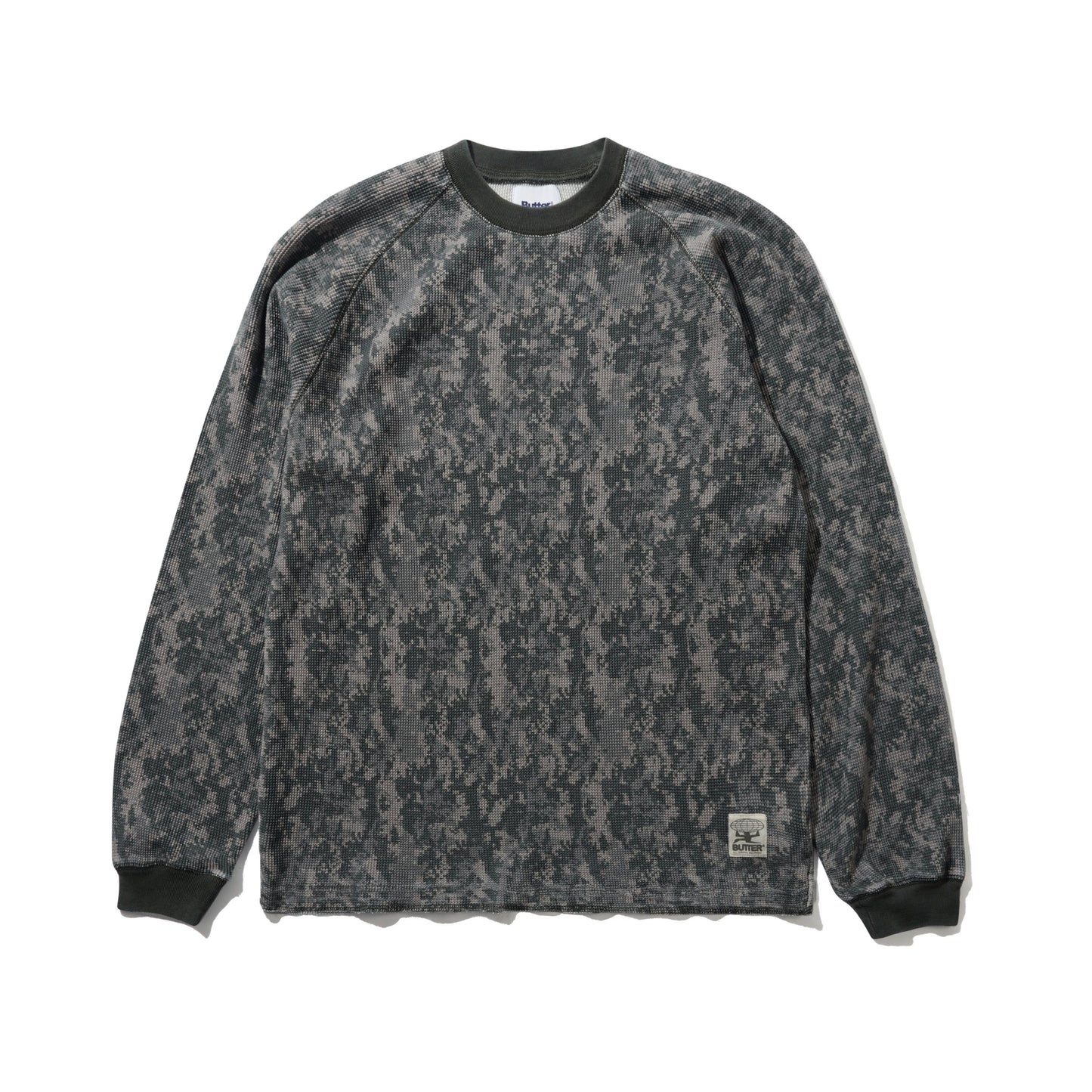 Waffle L/S Top - Digital Camo