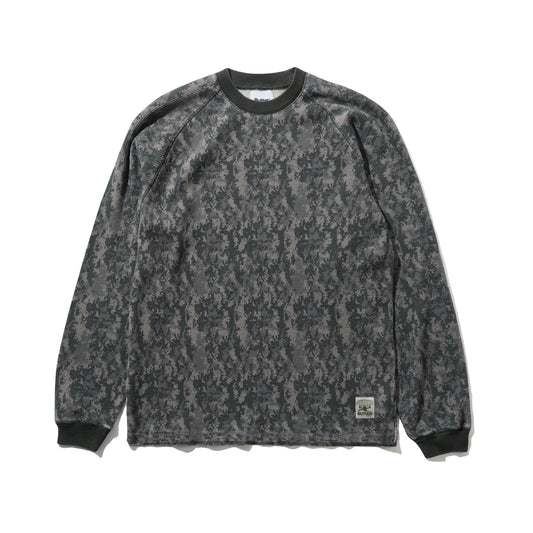 Waffle L/S Top - Digital Camo