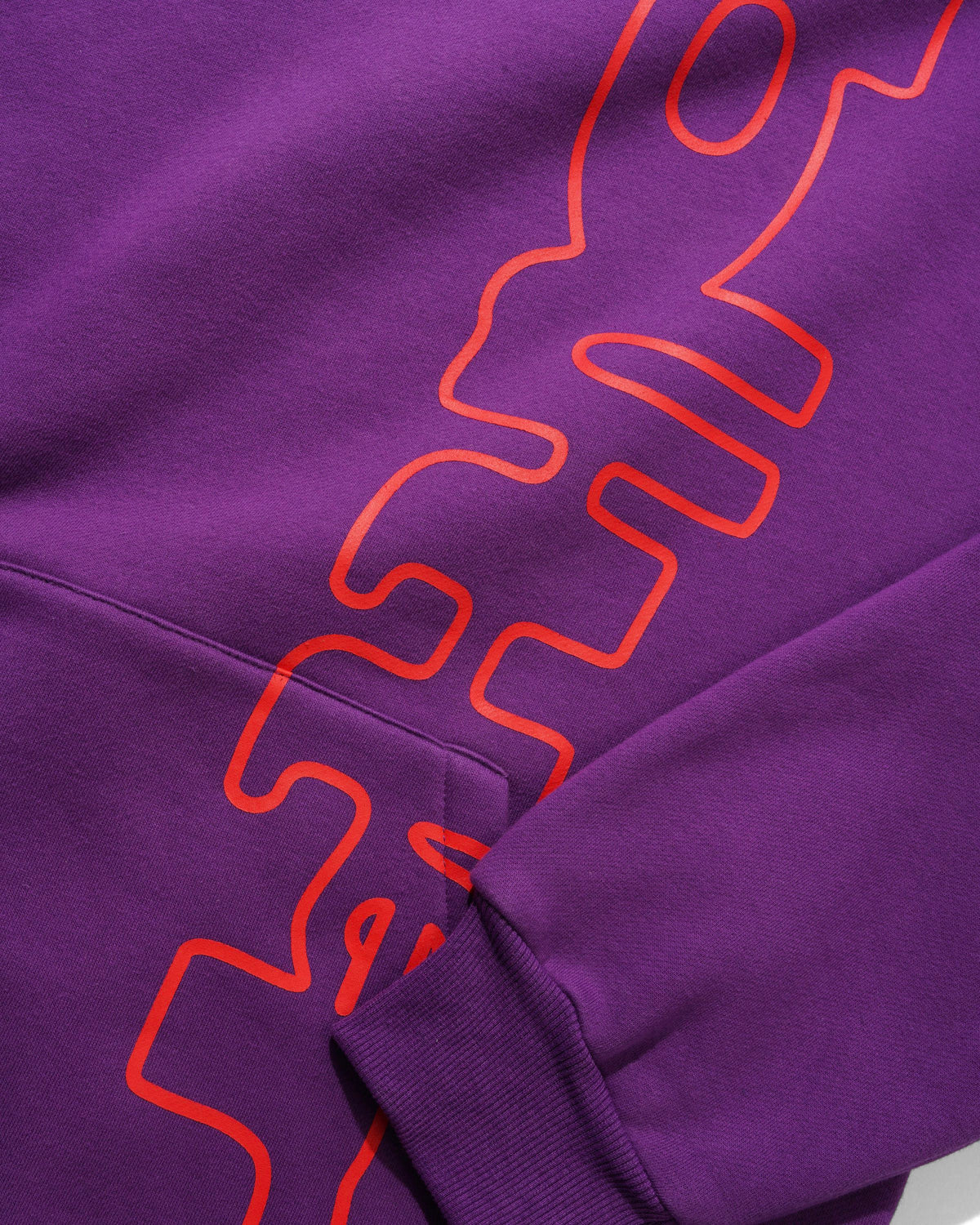 Warped Pullover Hood - Purple