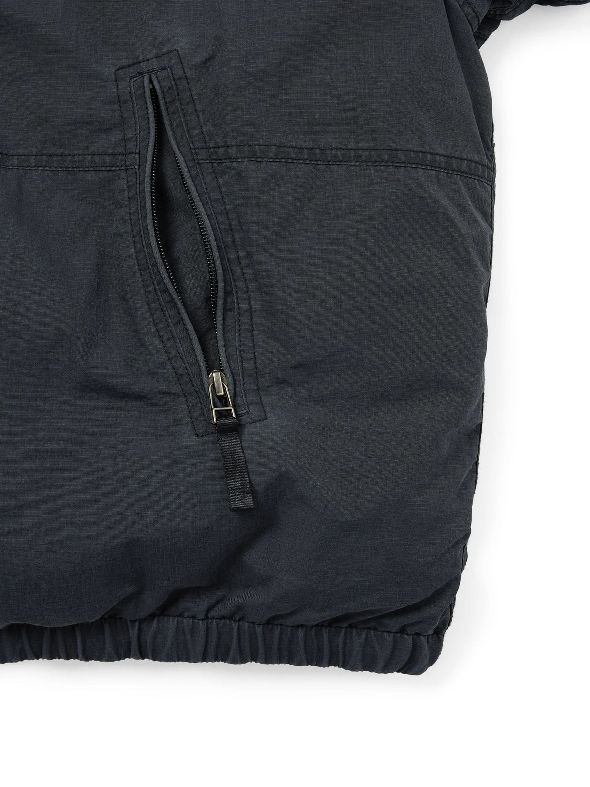 Washed Down Puffer Jacket - Black