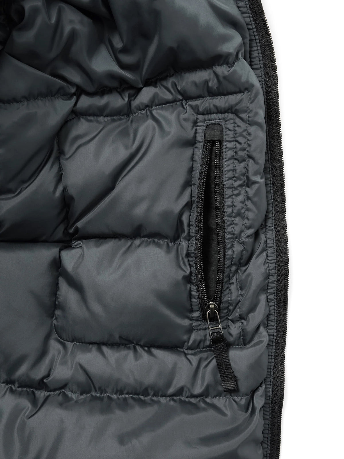 Washed Down Puffer Jacket - Black