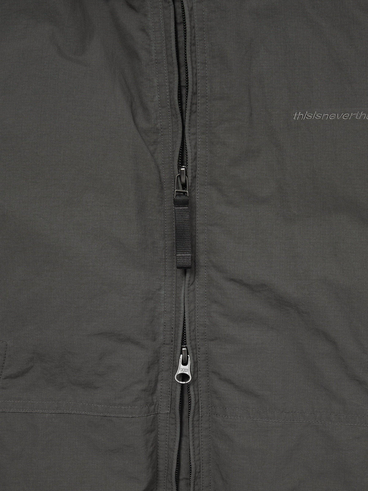 Washed Down Puffer Jacket - Charcoal