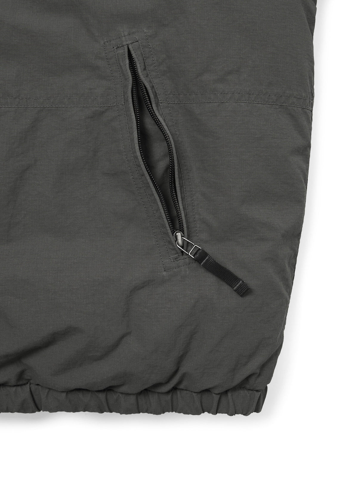 Washed Down Puffer Jacket - Charcoal