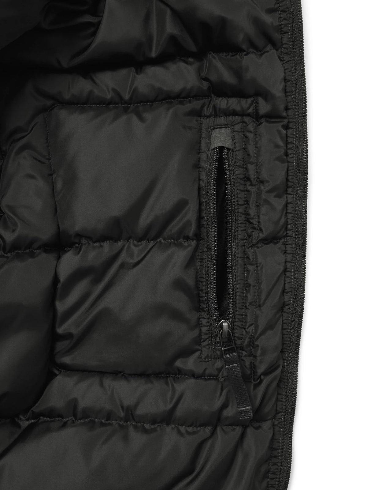 Washed Down Puffer Jacket - Charcoal