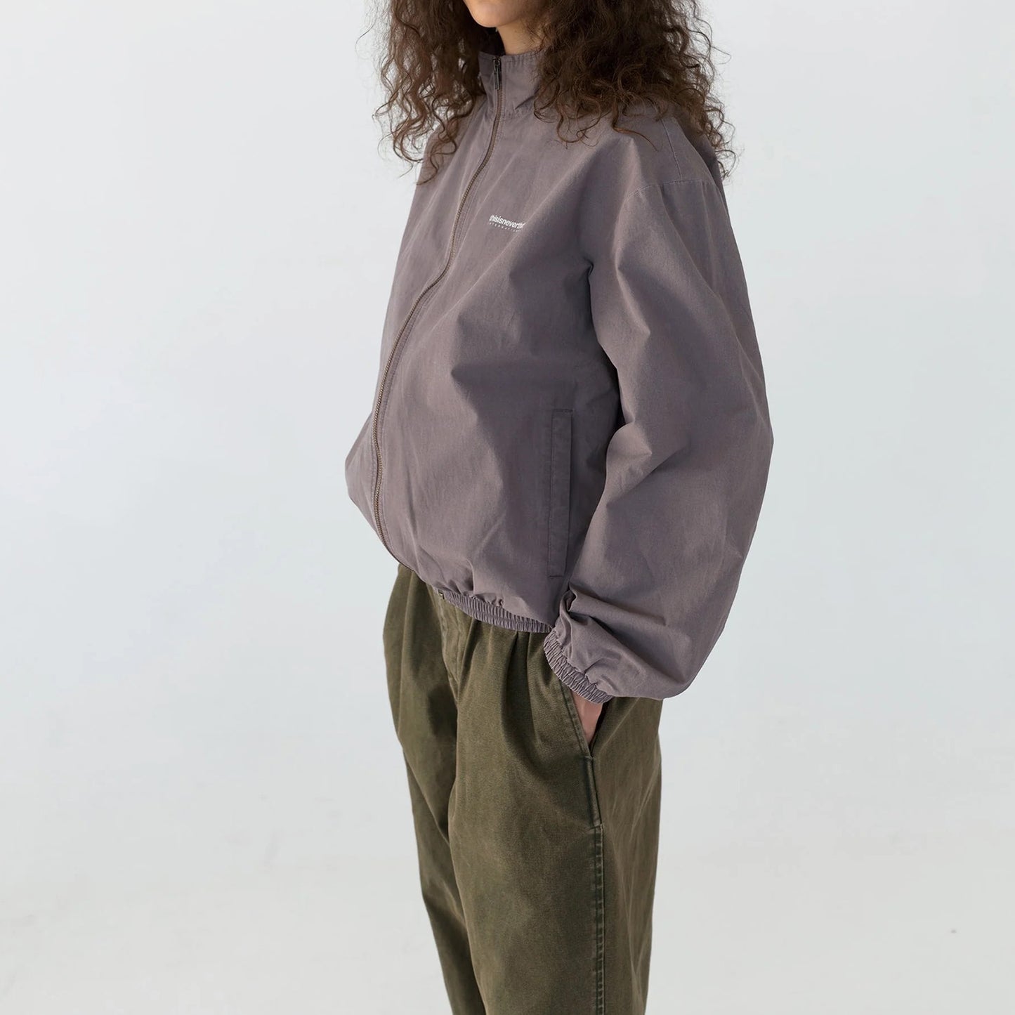 Washed INTL Team Jacket - Dusty Pink