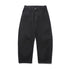 Wide Cut Denim Jeans - Flat Black Selvedge