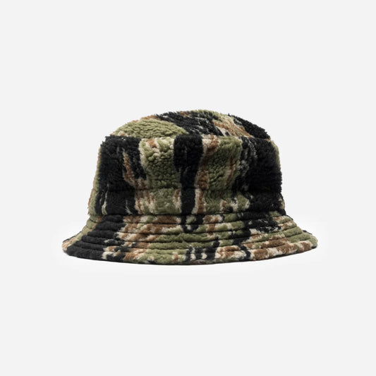 7152 Bonsai Tigerstripe Fleece Bucket Hat - Mint Gold