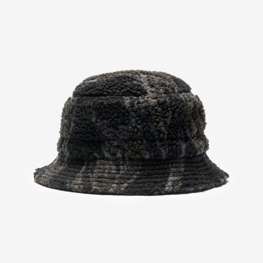 7152 Bonsai Tigerstripe Fleece Bucket Hat - Subdued Night