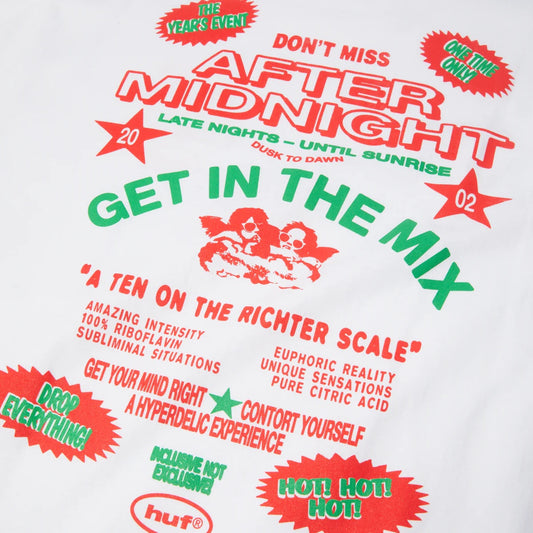 After Midnight SS Tee -  White