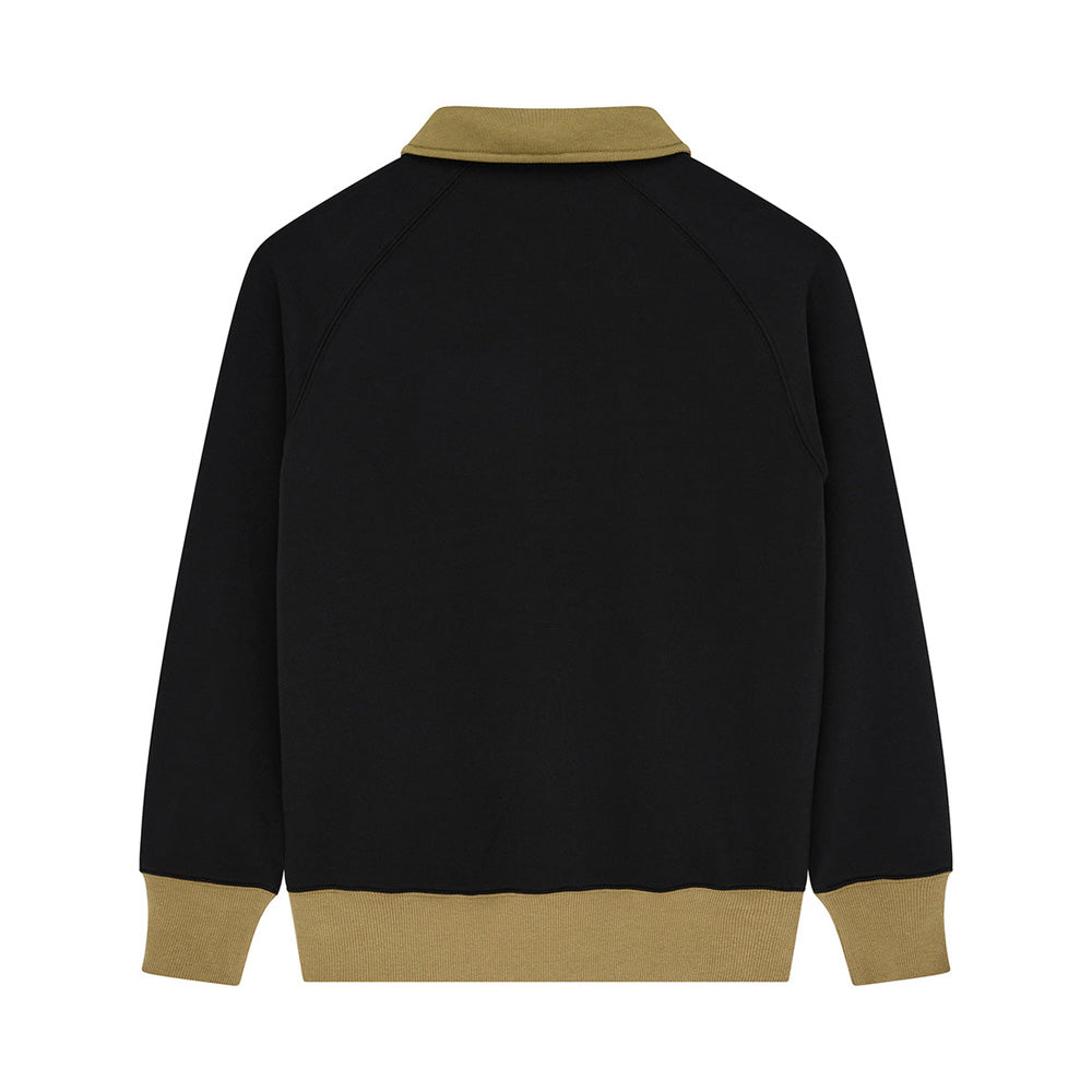 All Others Half Zip Sweat - Black