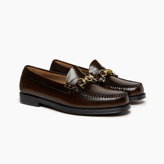 G.H. Bass X POP Trading Company Easy Weejun Lincoln - Chocolate Leather