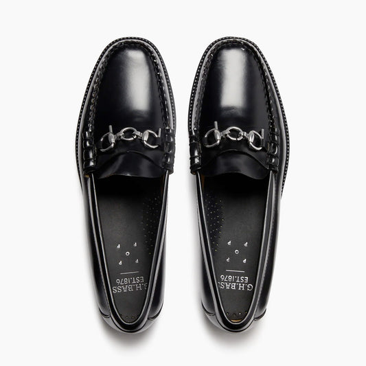 G.H. Bass X POP Trading Company Easy Weejun Lincoln - Black Leather