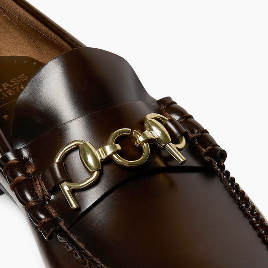 G.H. Bass X POP Trading Company Easy Weejun Lincoln - Chocolate Leather