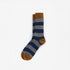 Houghton Stripe Socks - Asphalt