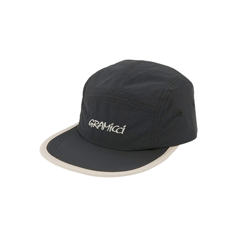 Nylon 5 Panel Cap - Black