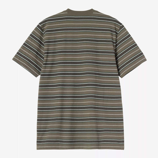 S/S Bronson T-Shirt, Bronson Stripe - Cypress