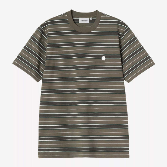 S/S Bronson T-Shirt, Bronson Stripe - Cypress