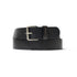Distressed Leather Belt - Black