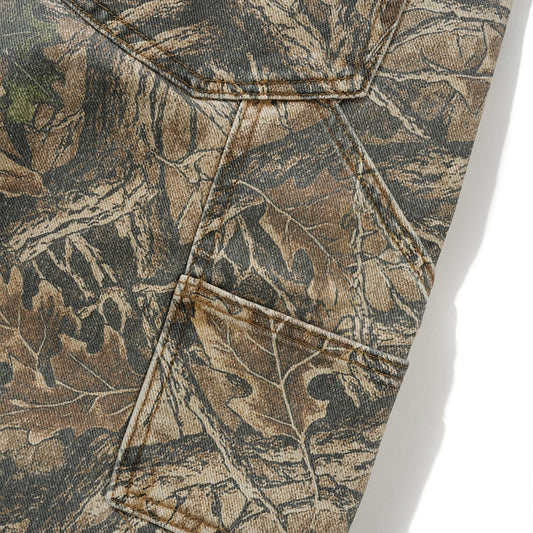 Carpenter Denim Shorts - Forest Camo