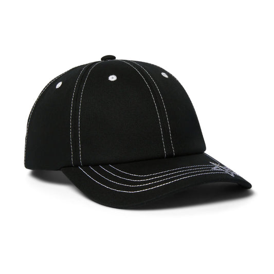 Contrast H Star Snapback - Black