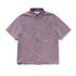 Contrast Stitch S/S Shirt - Eggplant