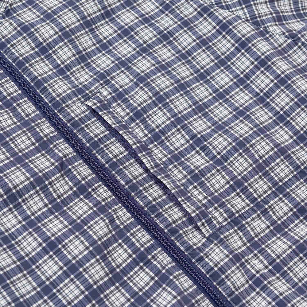 Checkered Shell Jacket - Navy Check