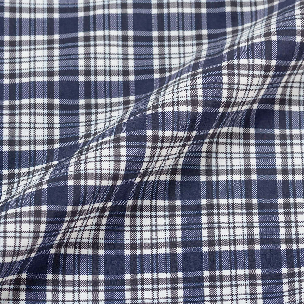 Checkered Shell Jacket - Navy Check