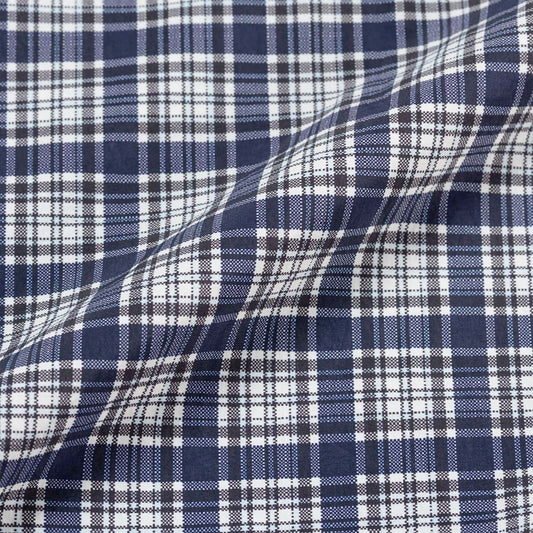 Checkered Shell Jacket - Navy Check