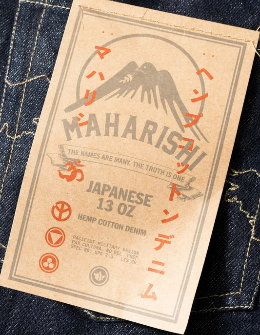 1484 Hemp Denim 7 Pocket Jeans - Indigo