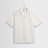 Didcot SS Shirt, Double Weave Seersucker - Ecru