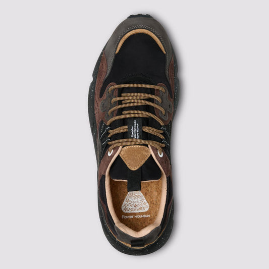 Yamano 3 Man, Suede / Nylon -  Dark Grey / Black / Dark Brown