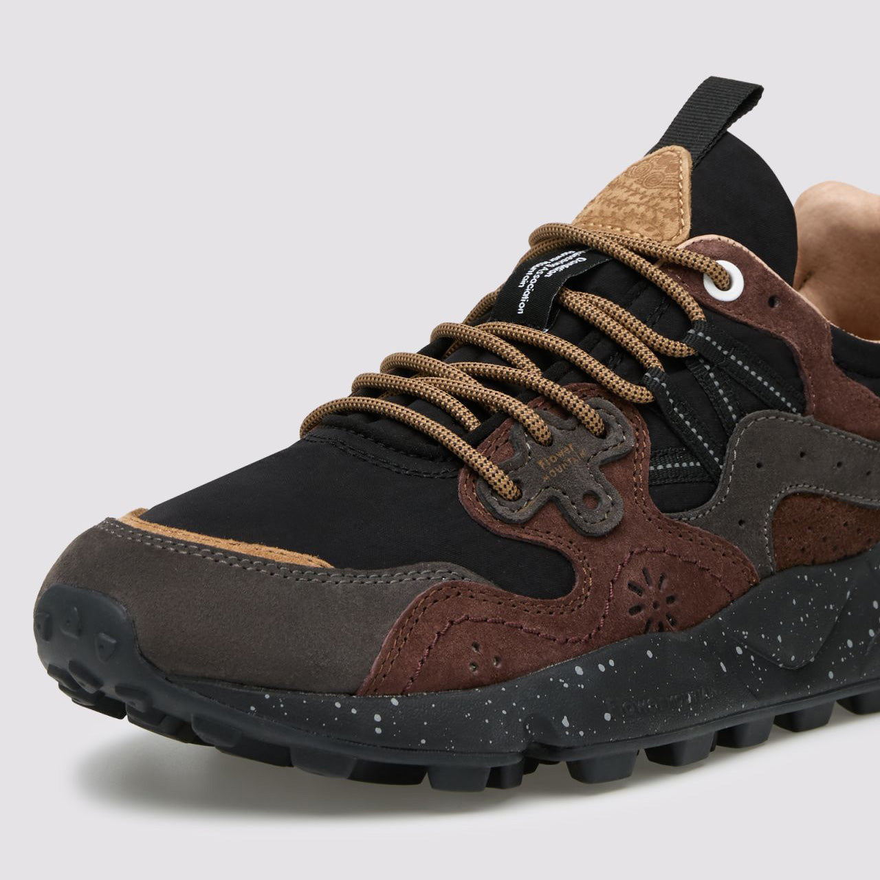 Yamano 3 Man, Suede / Nylon -  Dark Grey / Black / Dark Brown