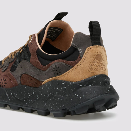 Yamano 3 Man, Suede / Nylon -  Dark Grey / Black / Dark Brown