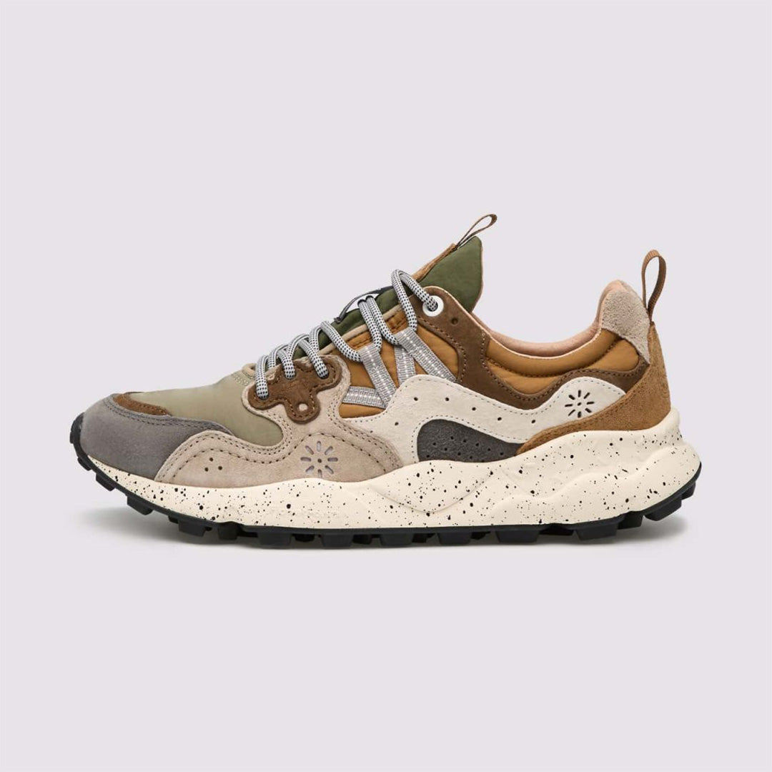 Yamano 3 Man, Suede / Nylon - Grey / Onion