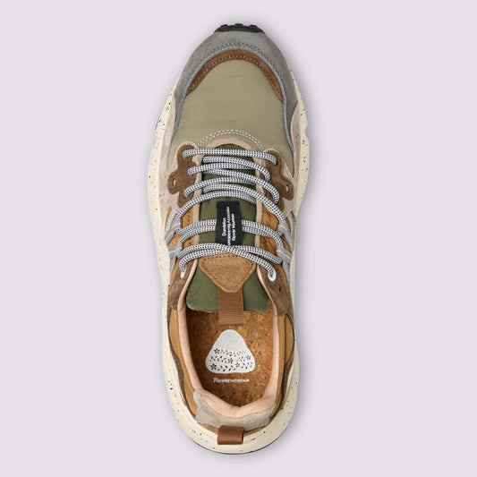 Yamano 3 Man, Suede / Nylon - Grey / Onion