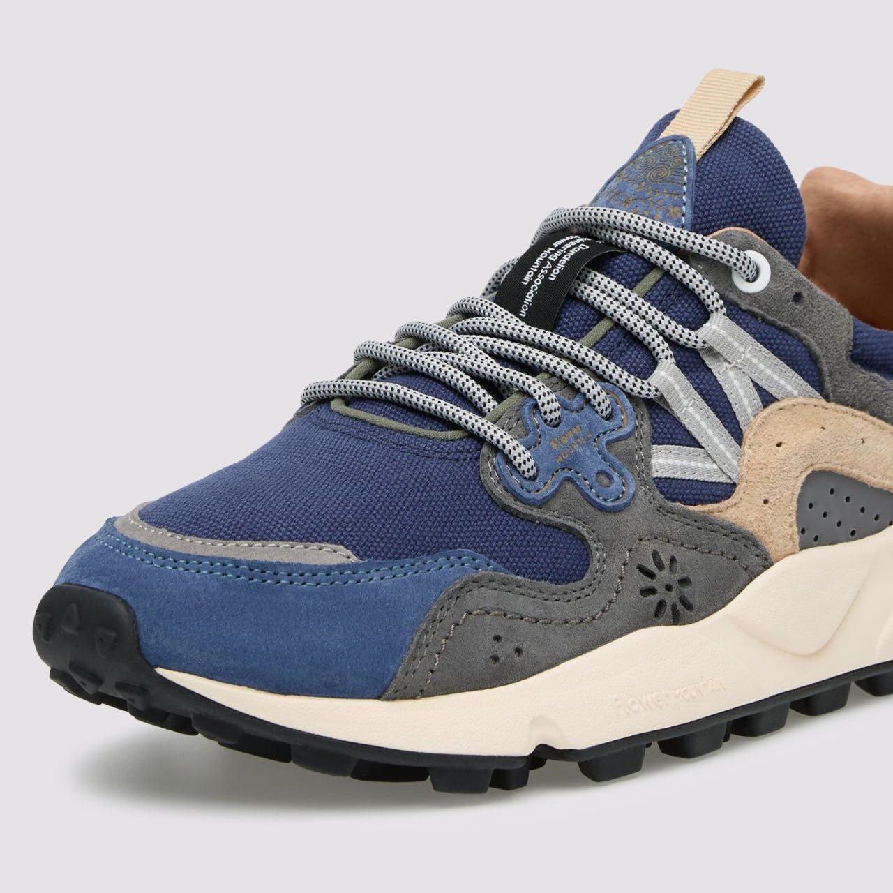 Yamano 3 Man, Suede / Canvas - Navy / Anthracite