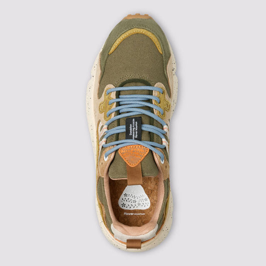 Yamano 3 Uni, Suede / Canvas - Military / Taupe