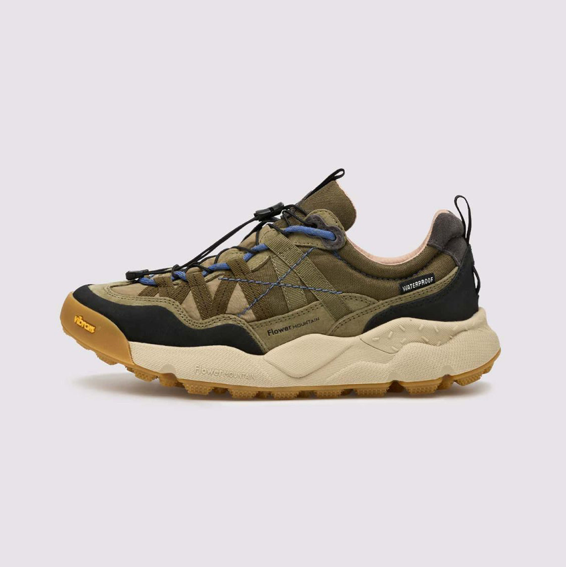 Iwano 2 Uni, Suede / Nylon / Fabric - Military / Black