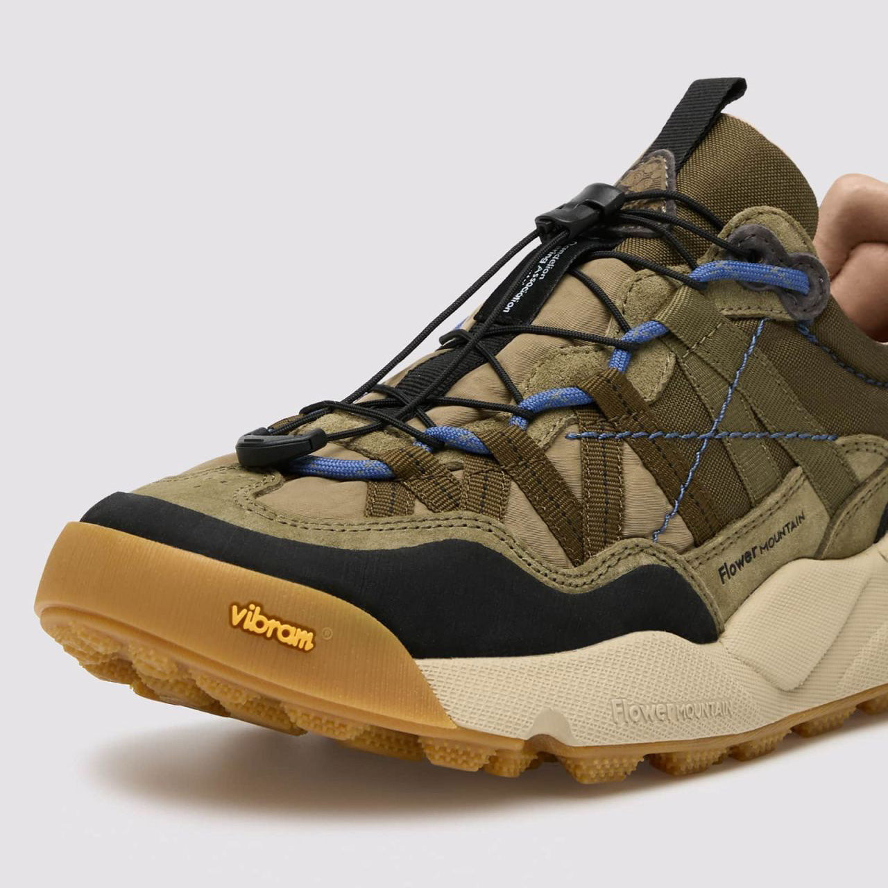 Iwano 2 Uni, Suede / Nylon / Fabric - Military / Black