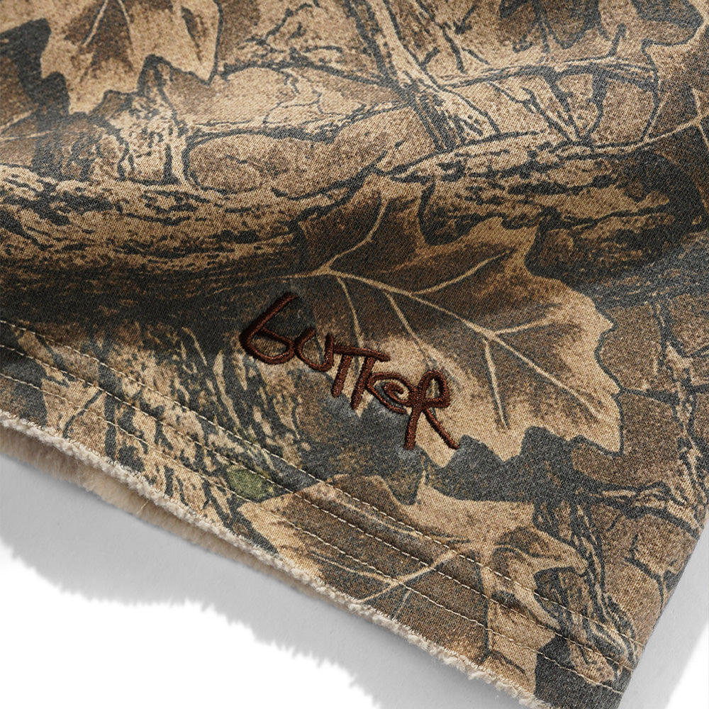Fleece Shorts - Forest Camo