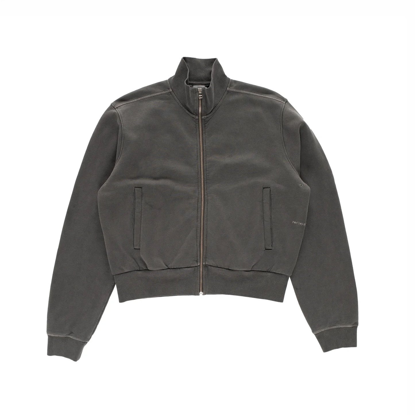 Full Zip Sweat - Washed Black