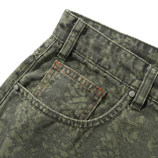 Garage Denim Jeans - Lowland Camo