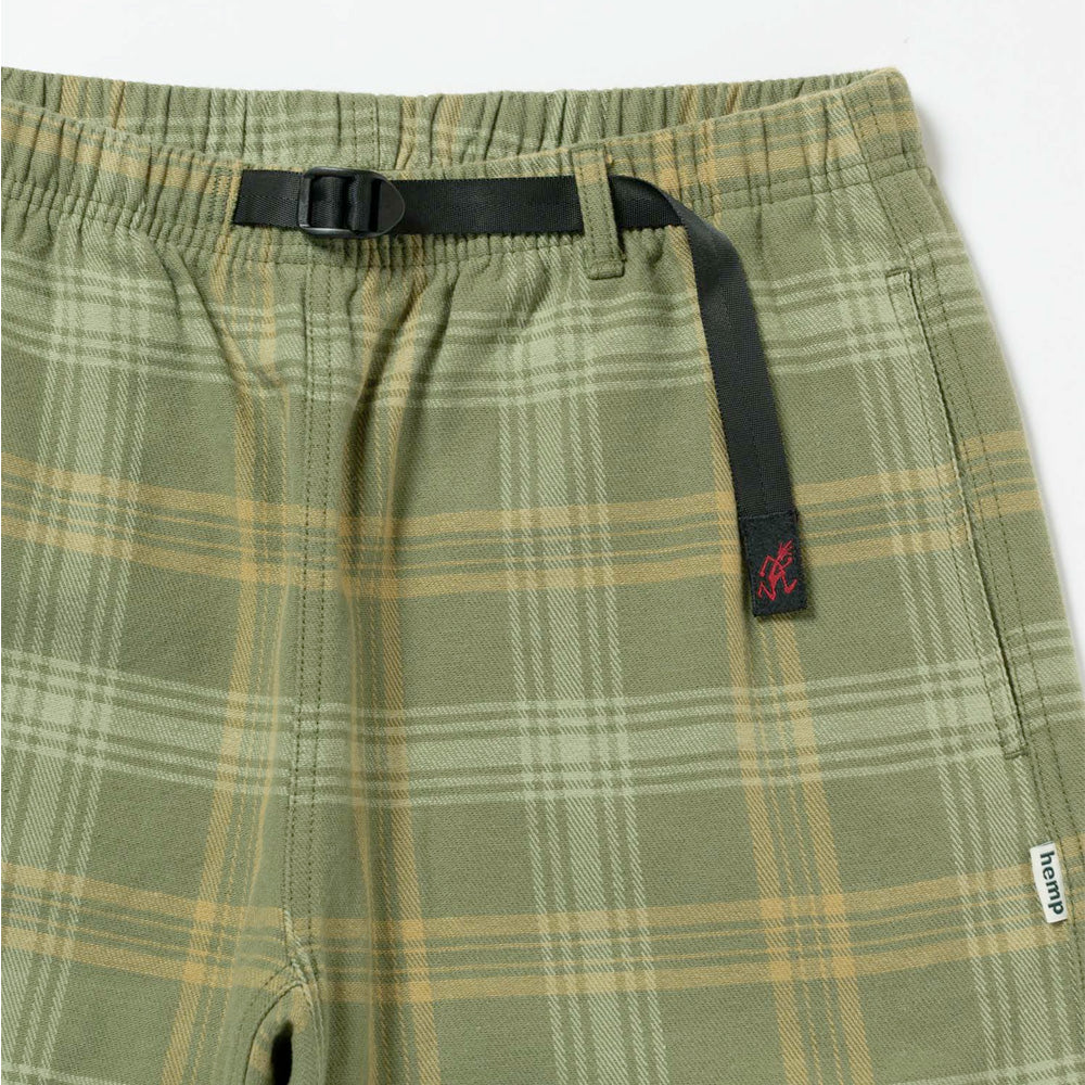 Hemp G-Short - Plaid