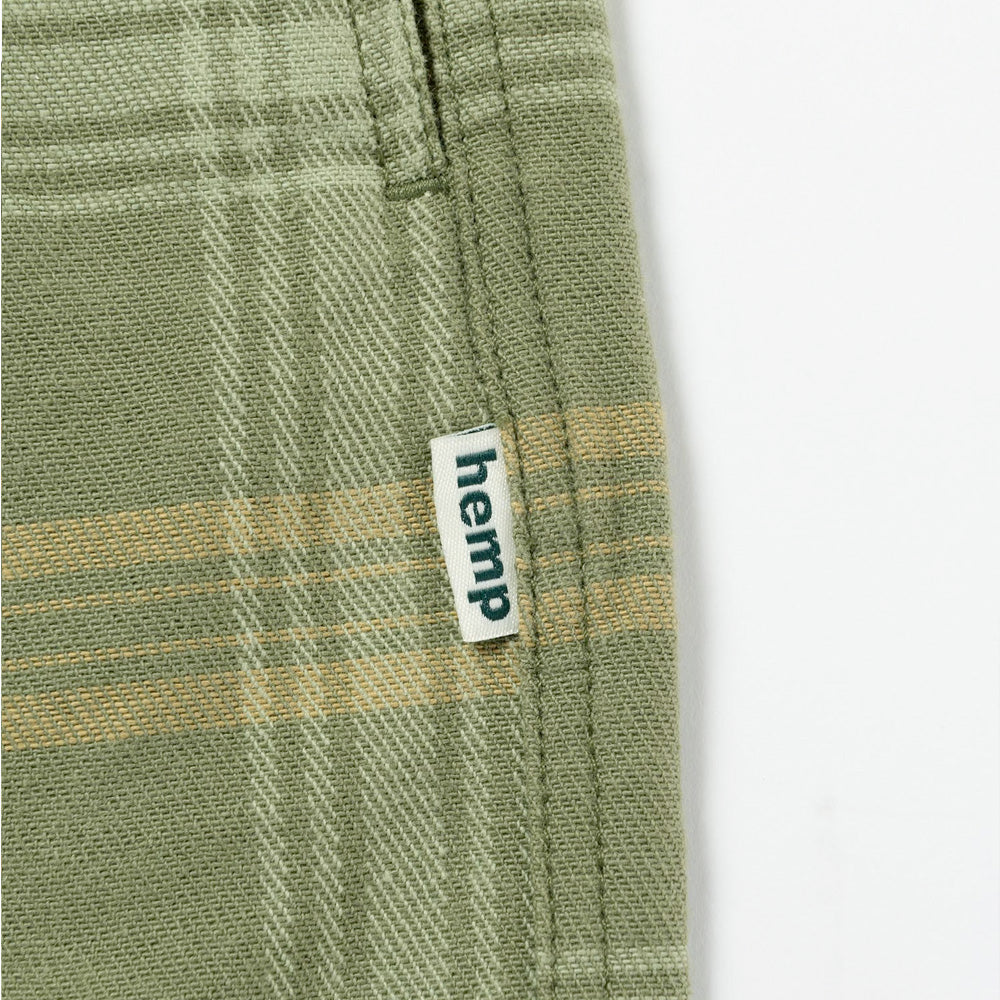 Hemp G-Short - Plaid