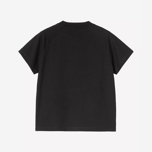 W' S/S Honest Work T-Shirt - Black / White