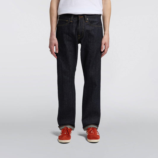 ED-47 Regular Straight Jeans, Red Selvage 14oz - Blue Unwashed